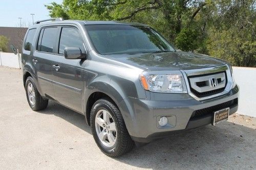 11 ex-l 51k miles 3rd row sunroof 2wd rear dvd gray leather we finance texas