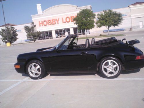 1994 911 convertible black on black, new clutch, power everything. dual air bags