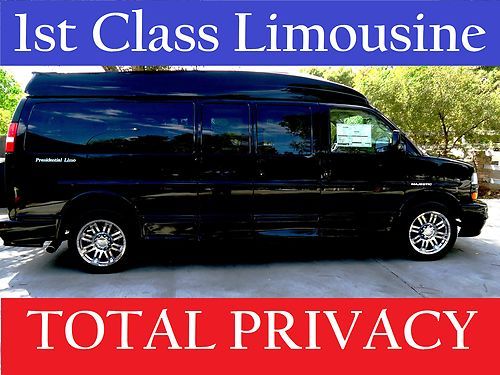 1st class amura presidential limousine , total privacy , custom conversion van
