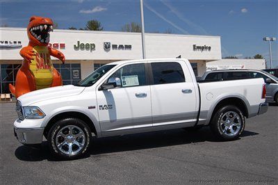Save at empire dodge on this all-new crew cab laramie hemi 4x4 8-speed with gps