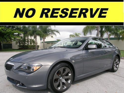2005 bmw 645ci coupe,navigation system,heated seats,sport package,under warranty