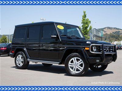 2011 g550: certified pre-owned at authorized mercedes-benz dealership, 13k miles