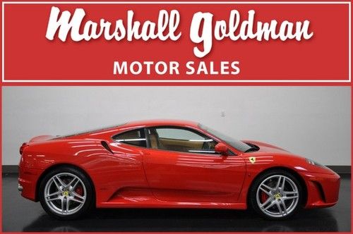 2007 ferrari f430 coupe red/tan only 8500 miles