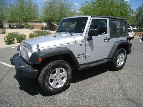 2012 jeep wrangler sport 4wd 4x4 trail rated factory warranty automatic