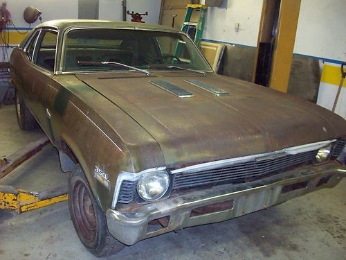 1970 70 chevy nova ss #'s match 350 4 spd 12 bolt frt disc for parts or project