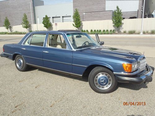 **1975 mercedes benz 450sel-1 owner for 37 years- 81k service records-look!**
