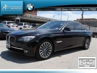 2011 bmw certified pre-owned 7 series 4dr sdn 750i rwd