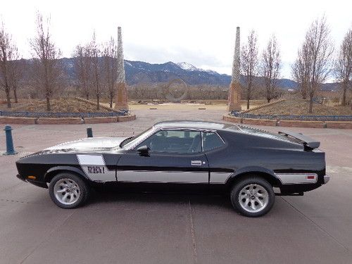 1973 ford mustang mach 1, manual 4 speed