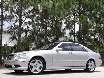 2005 mercedes s600 v12 amg sport * one owner * florida mint condition! low miles