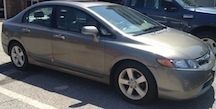 2008 honda civic ex 4-door sedan (gray) - good condition!