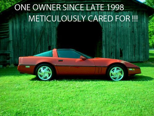 Gorgeous 1989 chevrolet chevy corvette pristine with one owner since 1998
