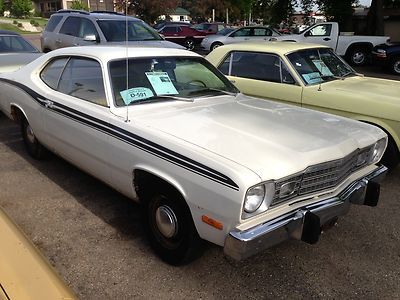 6 cyl, auto, drives good, 48,000 miles undocumented, white, coupe,easy restore