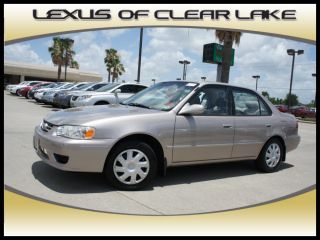 2001 toyota corolla automatic one owner clean carfax
