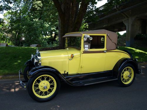 1929 ford model a coupe deluxe with rumble seat.... great driver!!!!