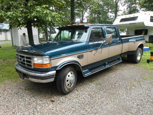 1996 ford f-350 crew cab dually diesel - needs work