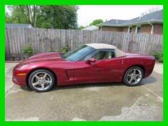 2007 chevy corvette ls2 6l v8 automatic convertible heads-up display bose mp3 cd