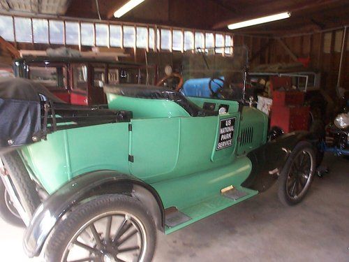 1921 touring, green &amp; black, ex u s parks inspectors car for oregon