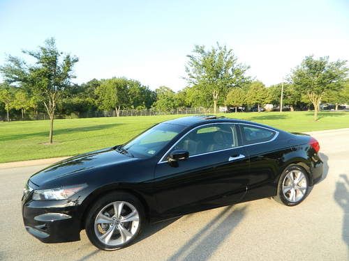 2012 honda accord 3.5l v6 ex-l navi 2 dr coupe i-vtec vcm alloys-- free shippin