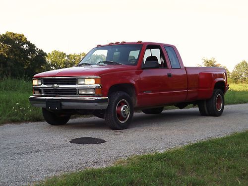 1997 chevrolet silverado c3500 excab dually 454 auto trans 2wd no reserve