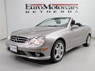Low mileage v8 convertible cabriolet clk550 used 07 black 08 leather 05 clk350