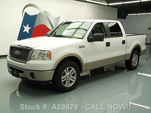 2008 ford f-150 lariat crew 5.4l v8 leather only 64k mi texas direct auto