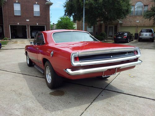 1968 plymouth barracuda base 5.2l