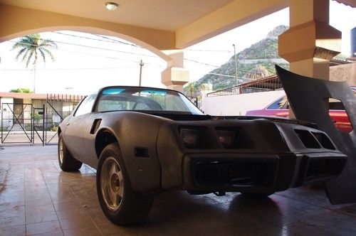 1981 pontac trans am t-tops unfinished project - body restored