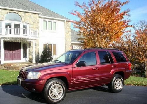 2000 jeep grand cherokee limited, 4 door, 4wd, very low miles