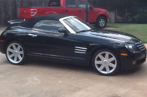 2007 chrysler crossfire black on black convertable 59600 miles