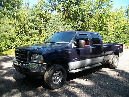 2004 f350 lariat 4x4 crew cab diesel truck leather 6.0 powerstroke