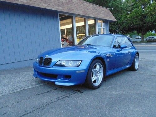 1999 bmw z3 m coupe * estoril blue* rare