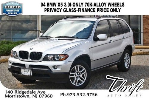 04 bmw x5 3.0i-only 70k-alloy wheels-privacy glass-finance price only