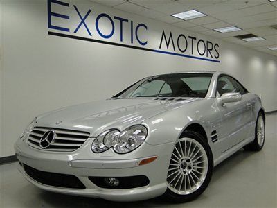 2004 mercedes sl55 amg! hardtop supercharged 493hp nav pano pdc htd/ac-sts xenon