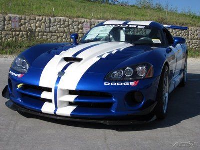 2010 dodge viper srt10 coupe acr world challenge edition with leather