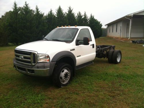 2005 ford f-550 xlt cab and chassis
