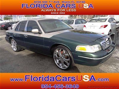Ford crown victoria clean carfax florida leather wheels very good condition
