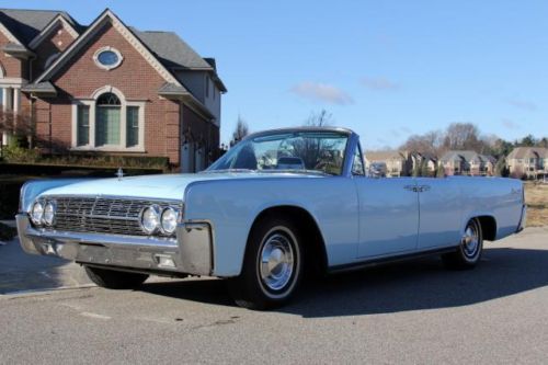 1962 lincoln continental suicide door convertible wow