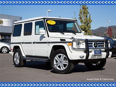 2012 g550: certified pre-owned at authorized mercedes-benz dealership, clean!