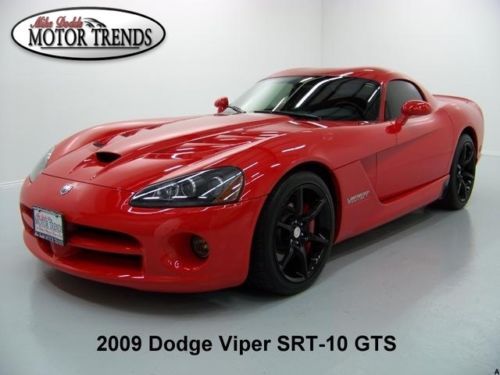 2009 dodge viper srt-10 gts coupe navigation leather suede seats only 8k miles!