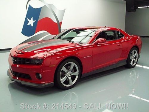 2010 chevy camaro 2ss rs 6-spd htd seats 20&#034; wheels 37k texas direct auto