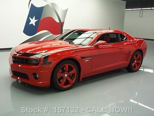 2010 chevy camaro 2ss rs 6-spd htd leather sunroof 13k texas direct auto