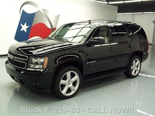 2009 chevy tahoe 2lt 4x4 leather nav dvd rear cam 22&#039;s texas direct auto