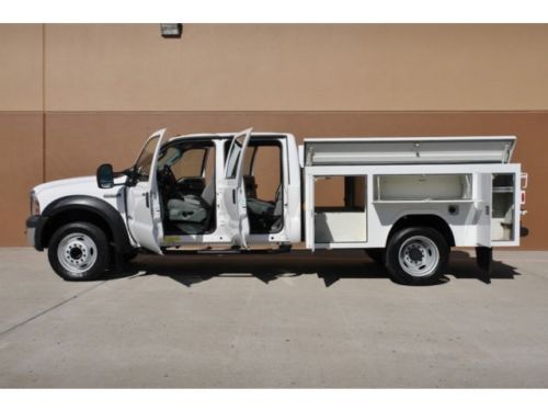 2006 ford f-550 xlt crew-cab diesel ~rawson koenig utility-bed ~1 owner f550