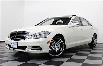 S550 4matic 11 awd navi 20 inch wheels a/c seats clean history low mi new tires