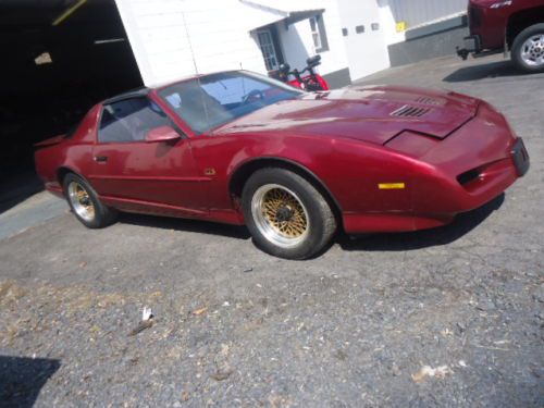 1991 pontiac trans am gta 5 speed t-top car/ws6/rare/barn find/1 of 164 made!!