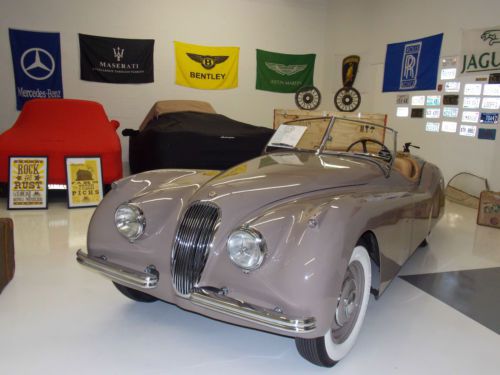 1953 jaguar xk120 roadster-original owner show condition. number matching.