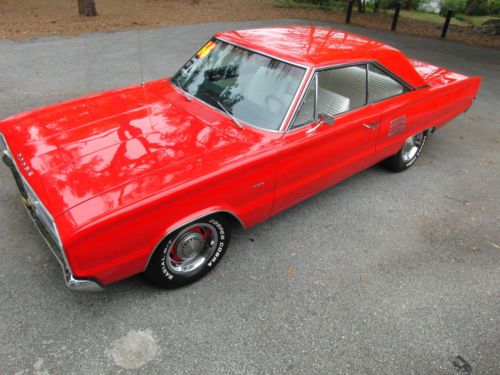 1966 dodge coronet 500, viper red ! 383, automatic, very sharp car !  in n.c.