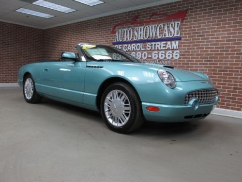 2002 ford thunderbird convertible with hard top low miles