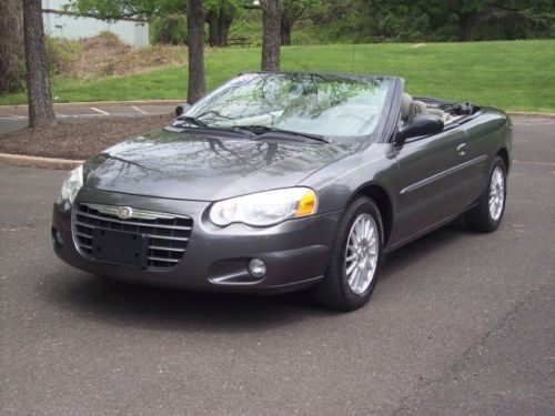 2005 chrysler sebring touring convertible, low miles, loaded, must see