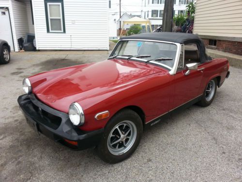 1978 mg midget &#034; rustfree&#034; 30k  documented miles,  factory paint